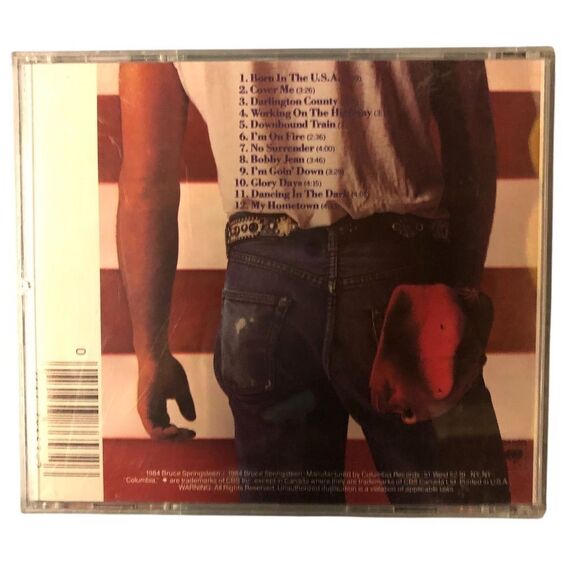 Bruce Springsteen Born in the U.S.A. CD 1984 Early Pressing Rock Album - Picture 2 of 2